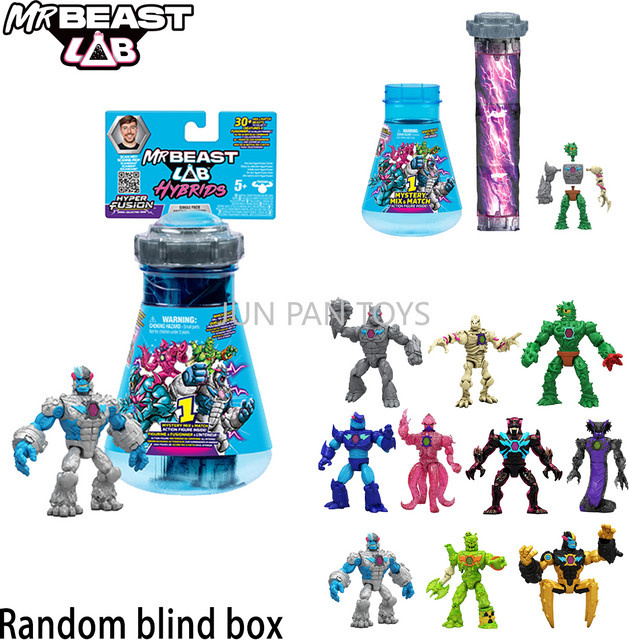 Moose MrBeast Lab Hybrids Hyper Fusion, Mystery Mix and Match Figuren, ab 3 Jahren - Bild 1
