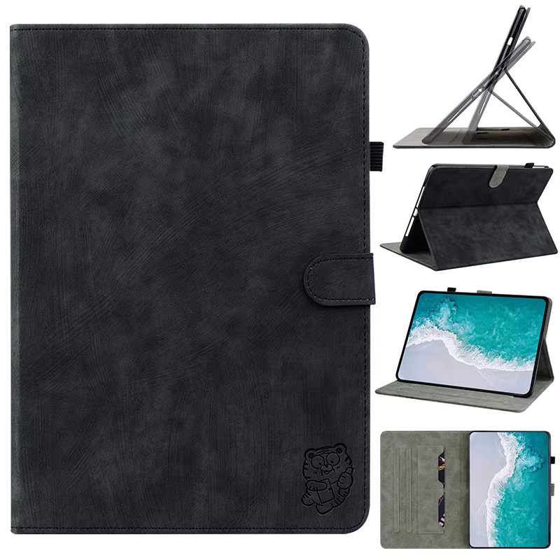 Xiaomi Lederhülle für Redmi Pad Pro, Pad SE und Pad X in Grau - Bild 1