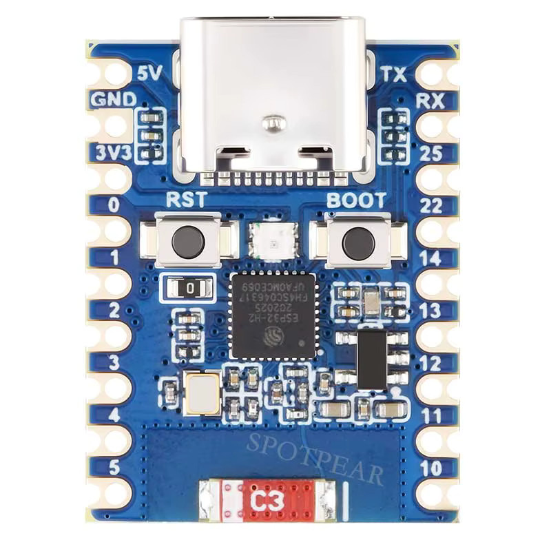 Spotpear ESP32-H2-Zero MINI Entwicklungsboard mit 4 MB Flash für BLE, Zigbee und Thread - Bild 2