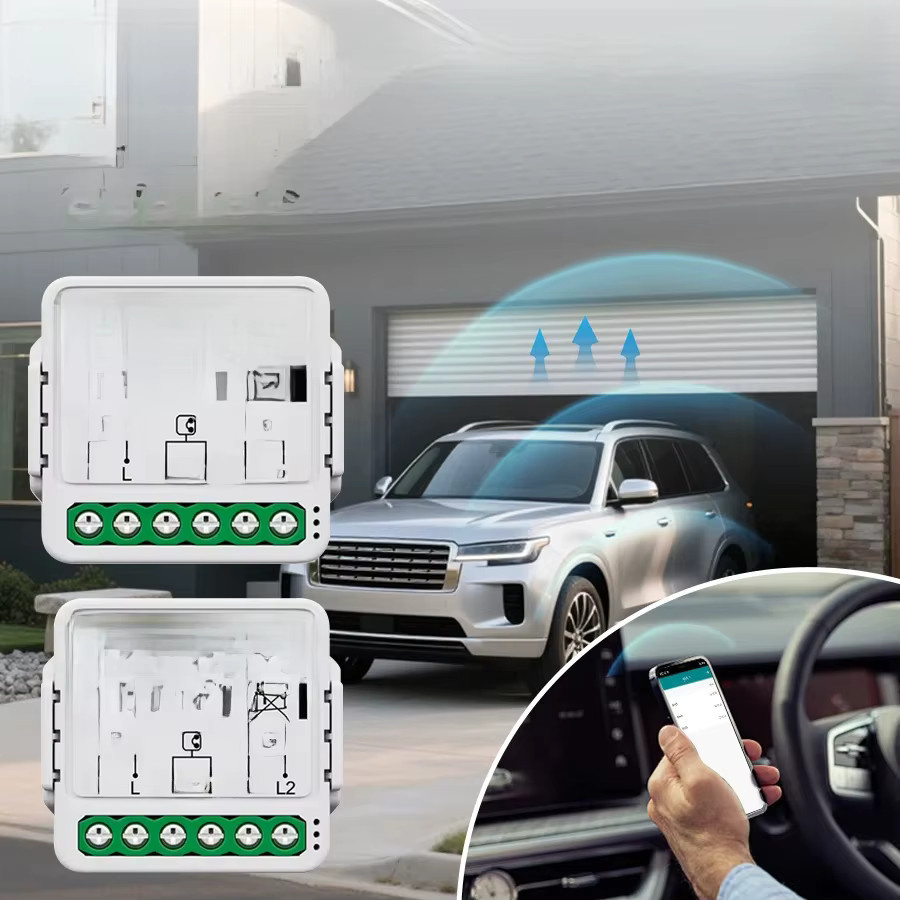 GGBEE Smart Garage Tür Schalter Modul Zigbee Tuya Wifi Tor Öffner Controller in Weiß mit App- und Sprachsteuerung für Alexa, Google Home und Yandex - Bild 5