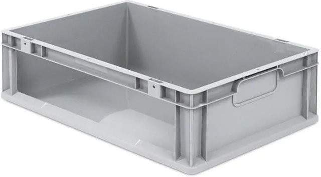 PROREGAL Eurobox NextGen Store Eurobehälter Transportbox, Grau, H x B x T: 17 x 40 x 60 cm - Bild 1