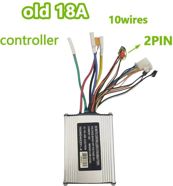 Hitway Original-Controller für H5 Elektroroller in Silber, 2-Pin mit 10 Kabeln - Bild 1