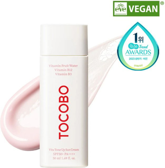 TOCOBO Vita Tone Up Sonnencreme LSF 50+, 50 ml, Niacinamid - Bild 1