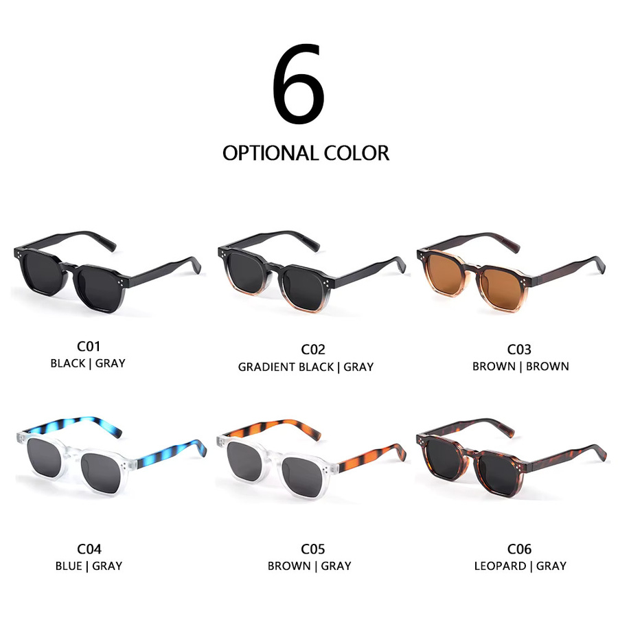 CRIXALIS Sonnenbrille, quadratisch, Vollrand, Unisex, Kunststoff - Bild 3