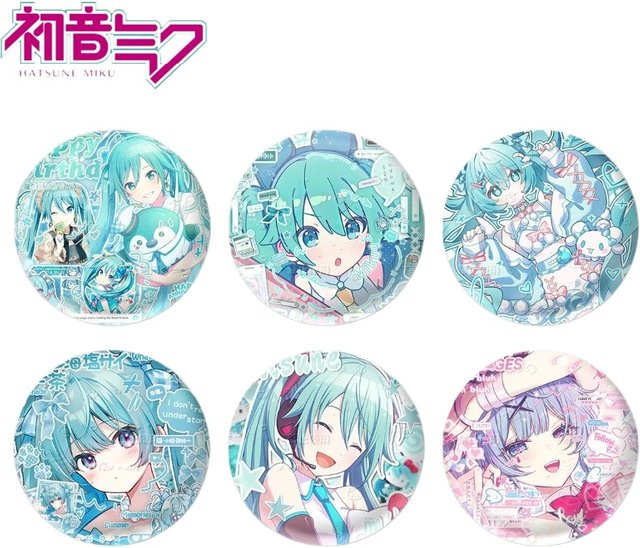 Hatsune Miku Brosche, Bunt, Anime-Charakter - Bild 1