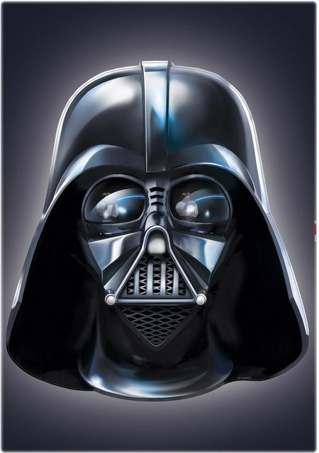 Komar Star Wars Darth Vader Deko-Sticker, bunt, B/H: 50 x 70 cm - Bild 1