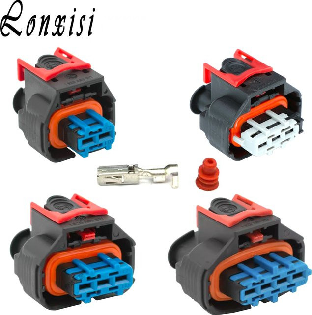 Lonxisi AC-Baugruppe Kraftstoffdüsen-Sensor-Kabel für Auto-Elektrostecker 1928A00517 1928405718 1928405630 1928405521 (2/3/4-Pin) - Bild 1