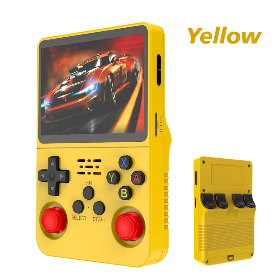 ARKOS R36S Retro Handheld Spielkonsole mit Linux System, 3,5 Zoll IPS Bildschirm, Gelb - Bild 6