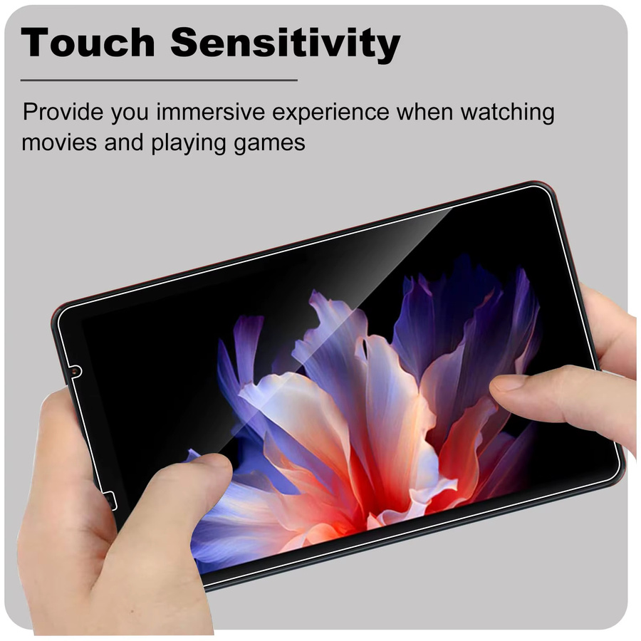 Blackview ZENO 1 Displayschutzfolie aus gehärtetem Glas, 8,0 Zoll, transparent, 9H Härtegrad, kratzfest und anti-fingerabdruck - Bild 6