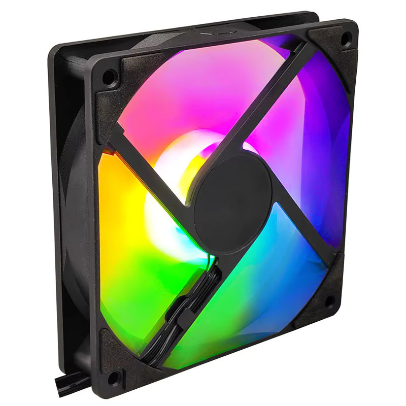 MANMU RGB Gehäuselüfter für Gaming PC, 120mm, Multicolour - Bild 2