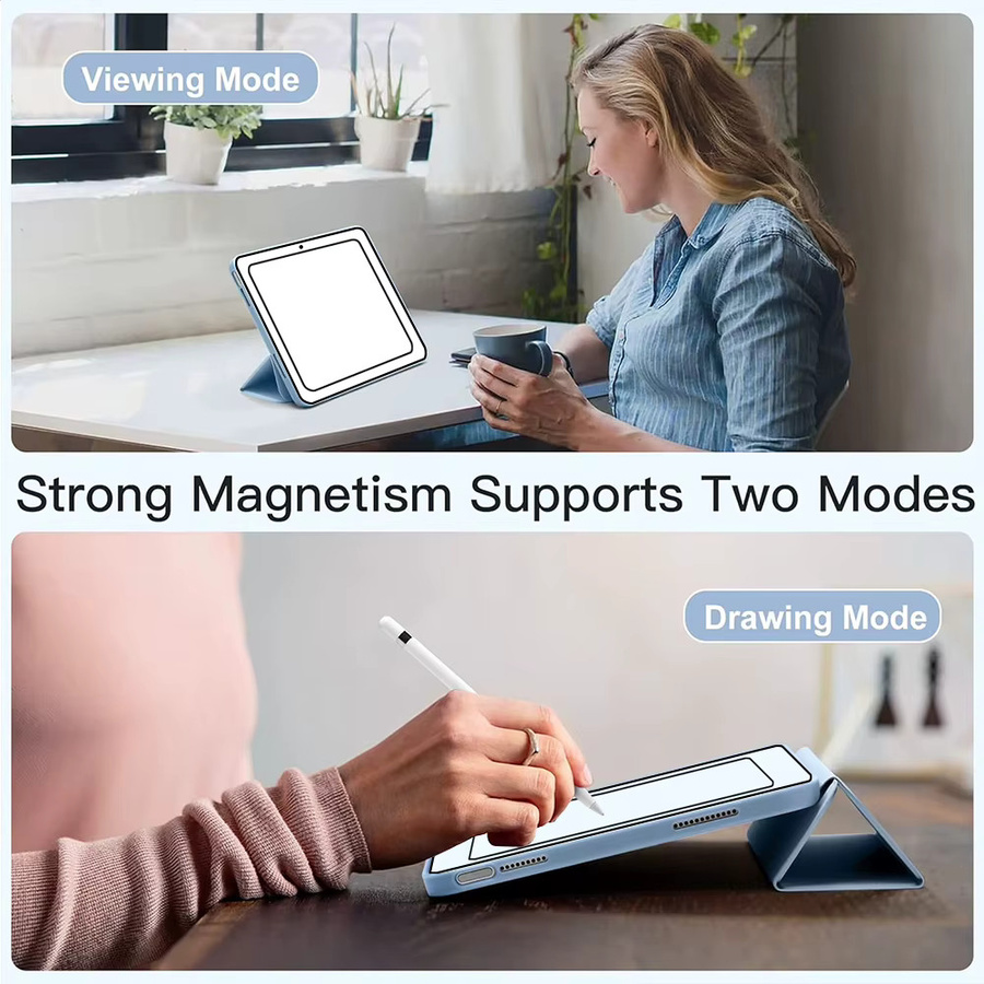 Schutzhülle für Lenovo Tab M11 2025 (TB-330FU/TB-331FC), stoßfeste Abdeckung mit Auto Wake/Sleep Funktion und faltbarem Stand, Farbe: Lila - Bild 4