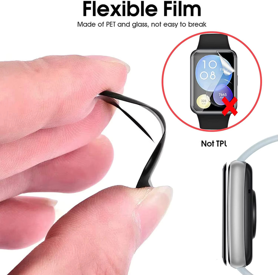 Huawei Screen Protector für Huawei Band 10 9 8 7 6, Silikon, Unisex - Bild 4