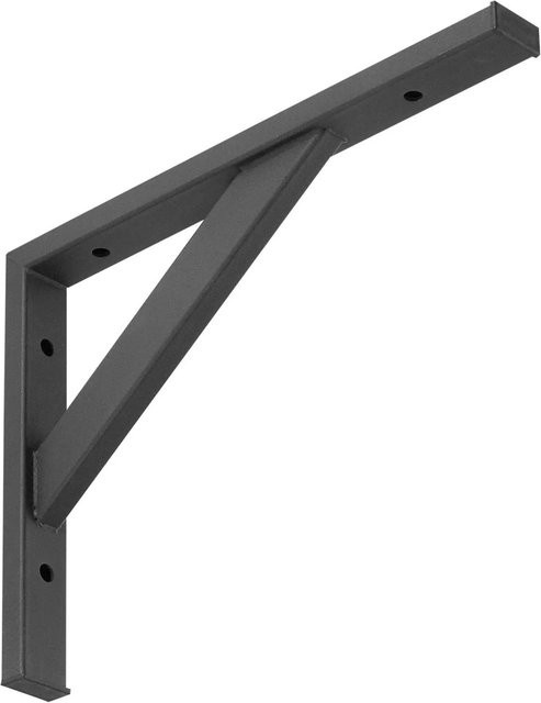 SO-TECH Schwerlastkonsole aus Stahl in Schwarz Matt, Breite: 29,5 cm, Höhe: 21,5 cm - Bild 1