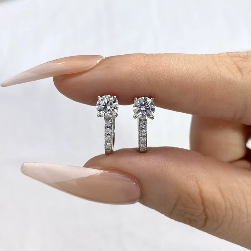 JoyceJelly Ohrringe, 925 Silber, Diamant, Damen - Bild 1