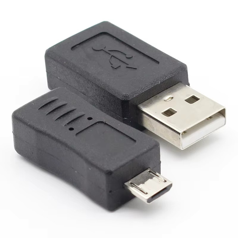 ELECAPITAL 10er Set USB auf Micro OTG 5pin Adapter Konverter in Schwarz - Bild 3