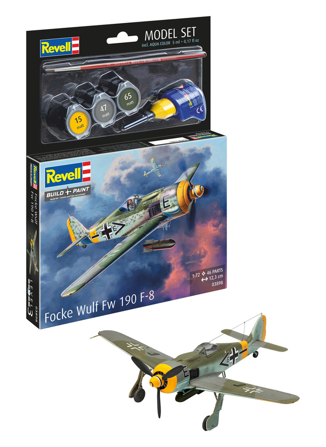 Revell Model Set Focke Wulf Fw190 F-8, ab 8 Jahren - Bild 2