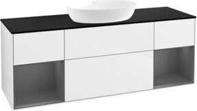 V&B Waschtischunterschrank Finion in Weiß lackiert, Breite: 160 cm, Tiefe: 50,1 cm, Höhe: 50,1 cm - Bild 1