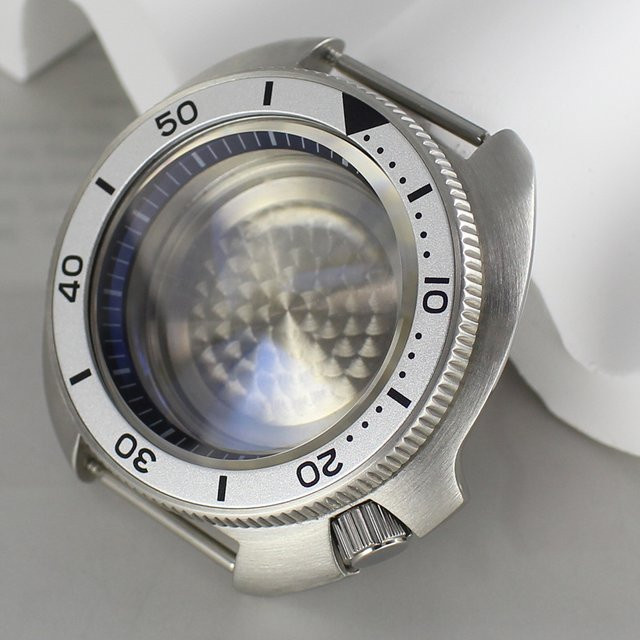 miaozhunke Uhrengehäuse Edelstahl, Schwarz, 44 mm, Uhrenzubehör - Bild 1