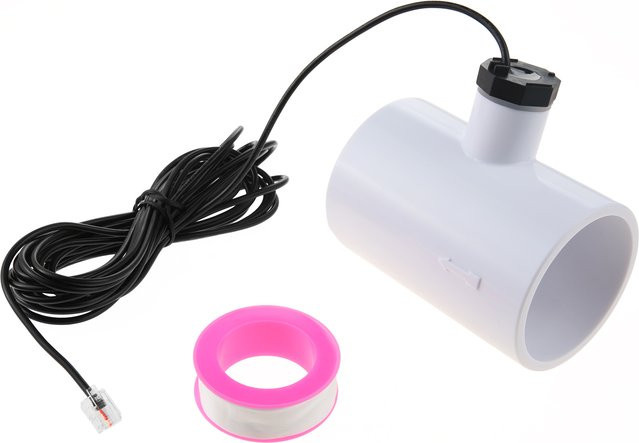GLX-FLO-RP Durchflussschalter Pool-Durchflusssensor für Hayward und Goldline Aquarite Salt Systems Chlorgenerator, Weiß - Bild 1
