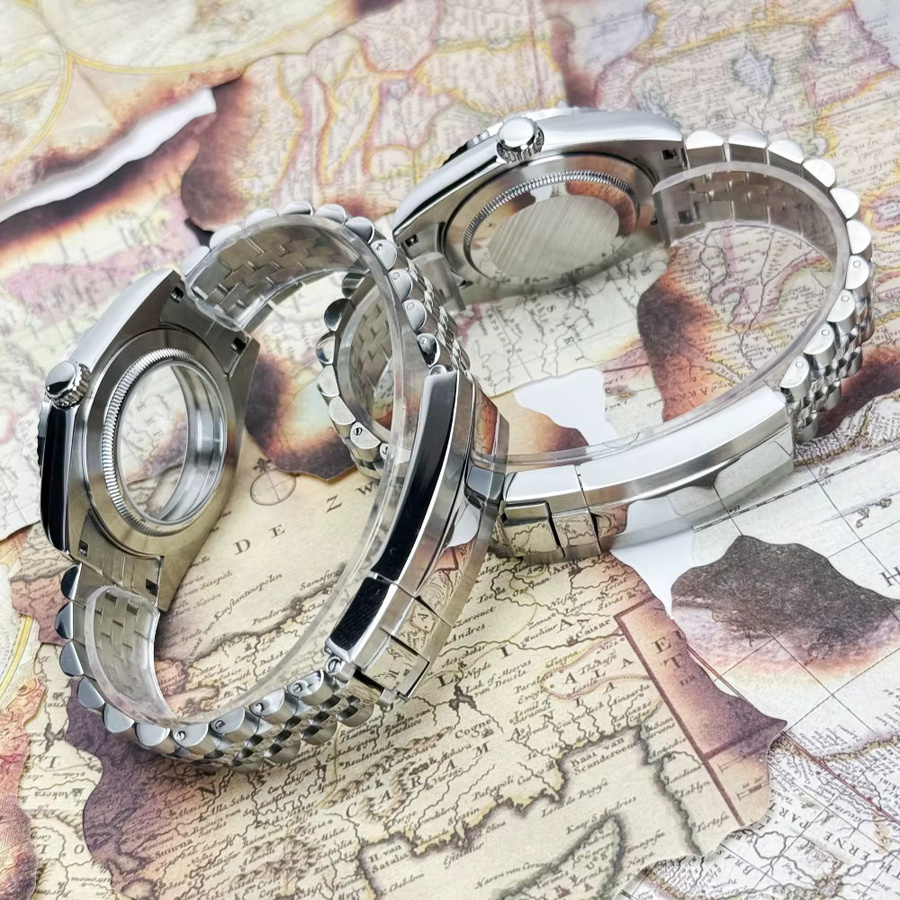 GRAYSS Uhrengehäuse Edelstahl, Silber, 36/39 mm, Herren - Bild 3