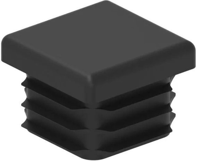 FeNau Einsteckkappe aus Kunststoff für Quadratrohr 25x25 mm in Schwarz - Bild 1
