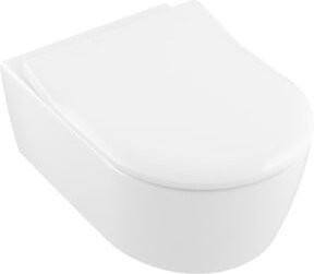 Villeroy & Boch AVENTO Wand-Tiefspüler Combi-Pack in Weiß mit SlimSeat WC-Sitz und Soft-Close-Funktion - Bild 1