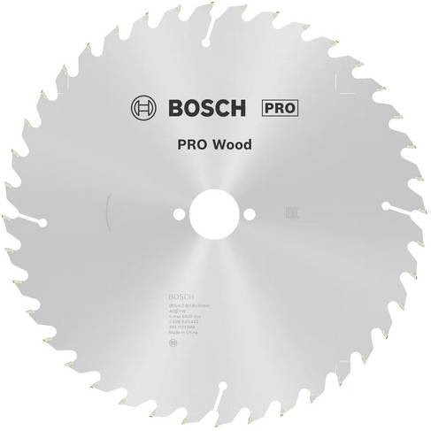 Bosch Optiline Wood Kreissägeblatt mit Hartmetallspitzen, Farbe: Silber, Durchmesser: 254 mm, Bohrung: 30 mm, Zähne: 40 - Bild 1