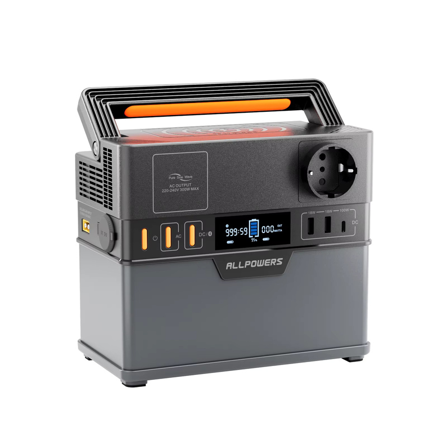 ALLPOWERS S300 PLUS Tragbare Powerstation 300W mit 288Wh und kabelloser Ladefunktion als Solargenerator für Camping und Outdoor - Bild 8