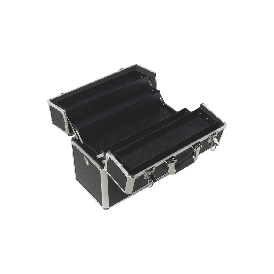 LUX-TOOLS Werkzeugkoffer AKW 255 aus Aluminium und Kunststoff in Schwarz, Breite: 35,5 cm, Tiefe: 22,5 cm, Höhe: 52 cm - Bild 2