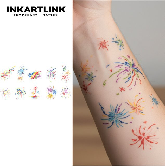 INKARTINK Temporäre Tattoo Aufkleber, Unisex - Bild 1