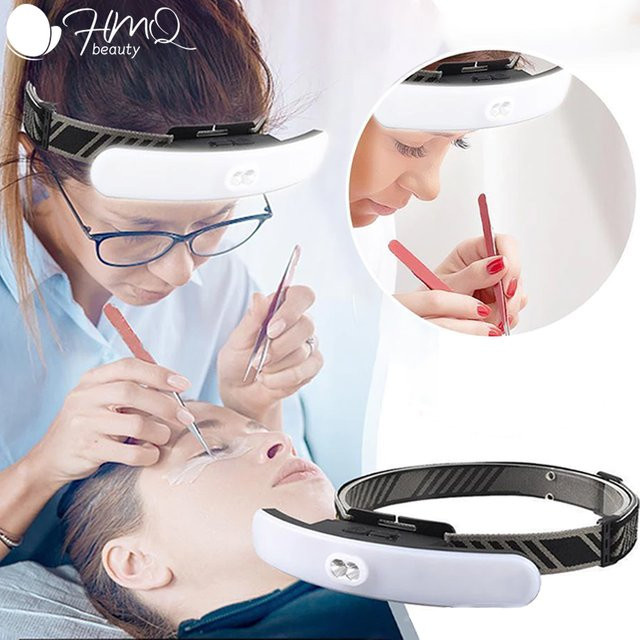 HMQ beauty LED Wimpernverlängerung Lampe, USB, weiß - Bild 1