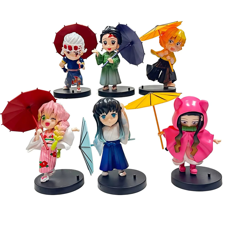 Bandai Demon Slayer Plum Rain Serie Blindbox, 12-teiliges Set, Auto-Modell Ornament - Bild 3