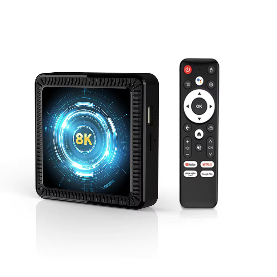 Allwinner Q19 Smart TV Box mit Android 16, Dual Wifi6 2,4G & 5G, HD 4K 8K Video Unterstützung, Google Sprachassistent und Netflix, Schwarz - Bild 7