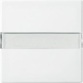 Busch-Jaeger Wippe Busch-balance SI 2506 N-914 für Ausschalter Wechselschalter Kreuzschalter und Taster in Silber und Weiß - Bild 1