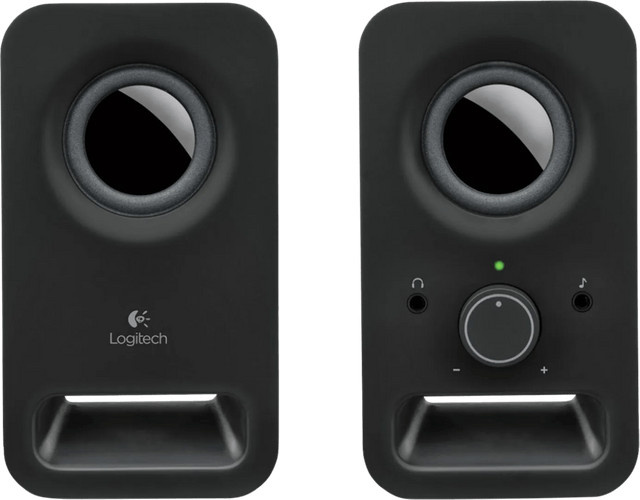 Logitech Z150 2.0 PC-Lautsprecher, Schwarz, 3,5 mm Klinkenanschluss, aktiv/powered - Bild 3