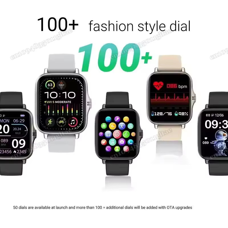 Ola Esporte Smartwatch HT30 in Pink mit 1,44 Zoll Farbbildschirm, Bluetooth-Anruf und Blutsauerstoff- sowie Blutdruckmessung für Android-Telefone - Bild 3