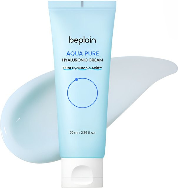 beplain Aqua Pure Hyaluronsäure-Creme, 70 ml, mit Hyaluronsäure und Panthenol - Bild 1