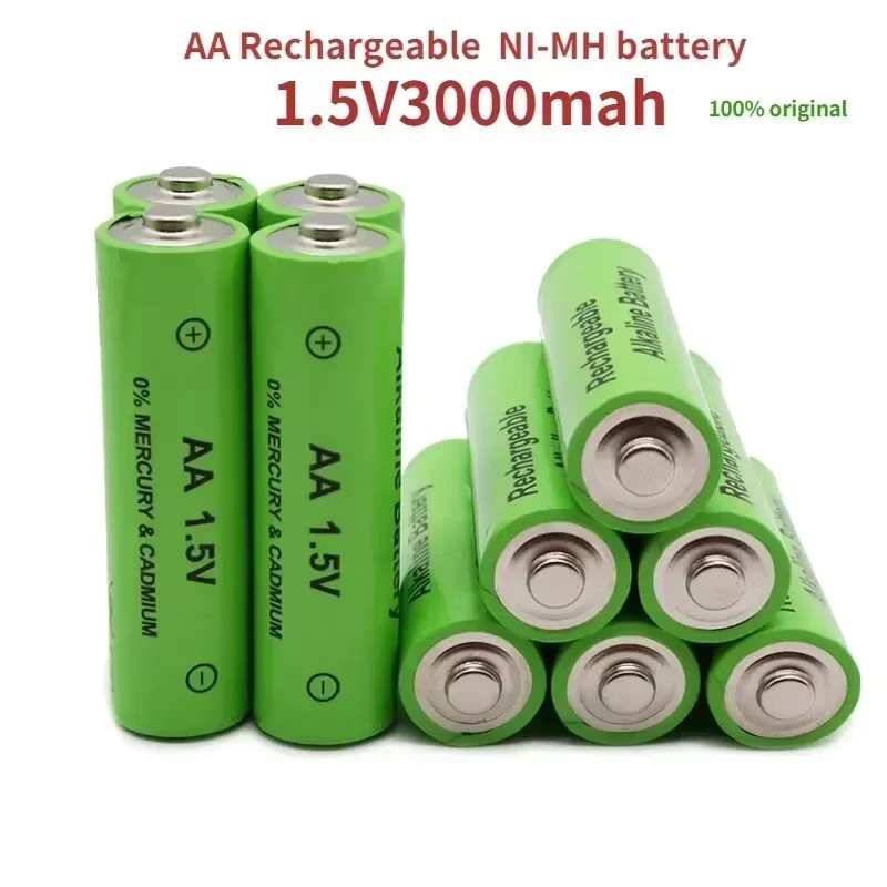 DAIKALA AA Akku 1,5 V Lithium-Ionen-Batterie 3000 mAh in Grün - Bild 2