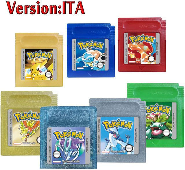 Nintendo Pokemon GBC Videospielmodul Italien-Version Retro Spielkassette - Bild 1