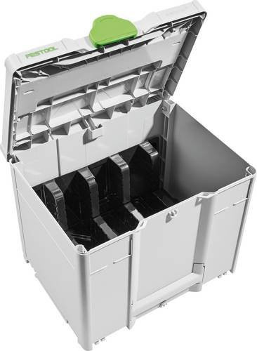 Festool Systainer³ SYS-STF-D225 Transportkiste mit Einsätzen, Grau, B/T/H: 39,6 x 29,6 x 33,7 cm - Bild 1