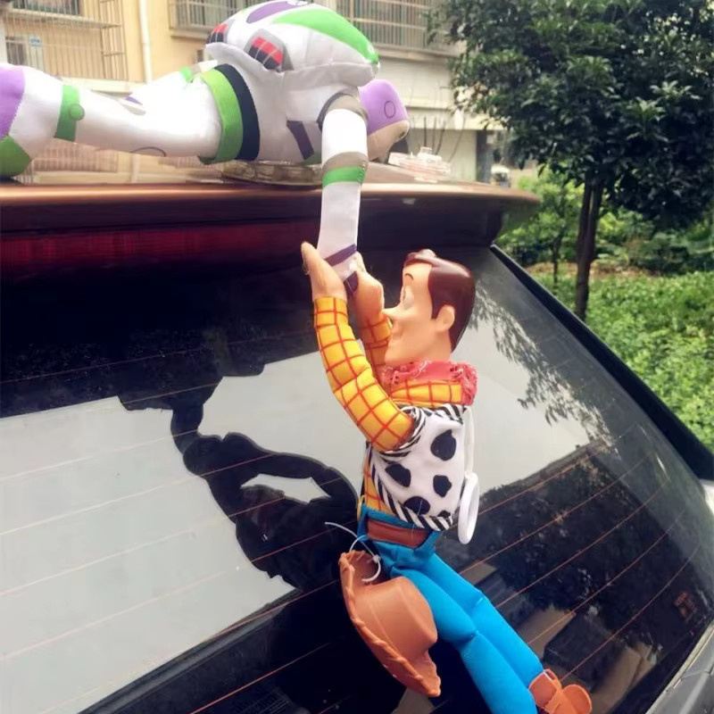 Bandai Disney Toy Story Sherif Woody Buzz Lightyear Auto Puppen, 45 cm - Bild 3