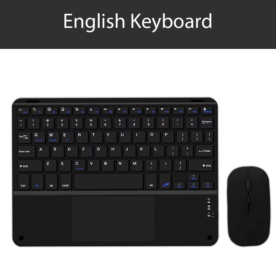 Qukam Bluetooth-Tastatur und Maus Set in Schwarz für Android, iOS und Windows - Bild 3