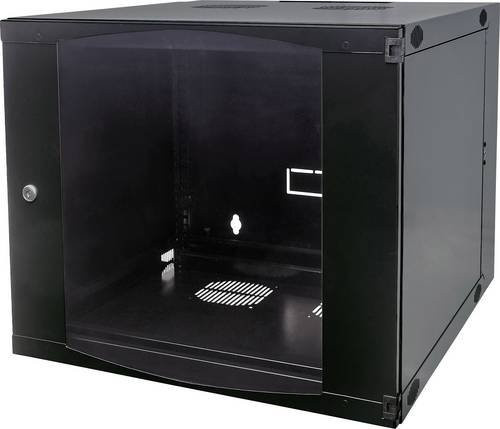 Intellinet 19 Zoll Netzwerkschrank 6 HE in Schwarz und Grau, B/H/T: 540 x 327 x 450 mm - Bild 1