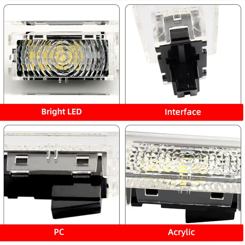 LED Innenbeleuchtungs-Kit für Tesla Modell 3, Y, S, X mit Kofferraum-, Frunk-, Tür- und Fußraumbeleuchtung in Transparent - Bild 1