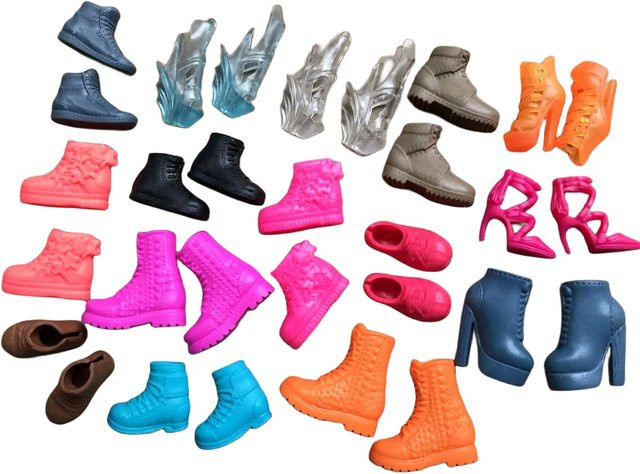 ROUND YUAN Puppen-Zubehör Schuhe Sandalen Stiefel Bunt 1/6 Puppenteile - Bild 1