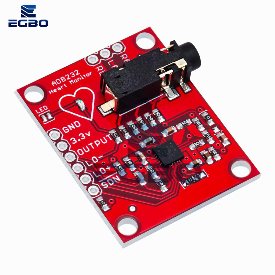 EGBO AD8232 EKG-Messung Puls-Herz-EKG-Überwachungssensor-Modul-Kit für Arduino - Bild 3