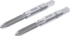 BGS Gewindebohrer Set M4 x 0,7 Vor- und Fertigschneider, 2-teilig, Silber - Bild 1