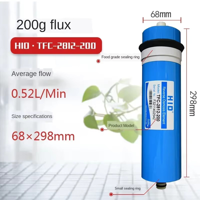 Umkehrosmose RO Membran Ersatzfilter für Wasserreinigungssysteme in der Küche, 50/75/100/150/400 GPD, Blau - Bild 2