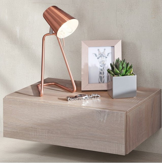 Nachtkonsole MOLISE von KADIMA DESIGN aus Spanplatte, Schlicht, B: 46 cm, H: 30 cm, T: 15 cm - Bild 1