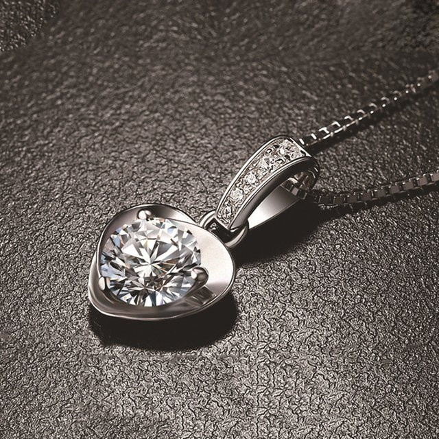 SAY Halskette 925 Silber, Gold, Zirkonia, Damen - Bild 1